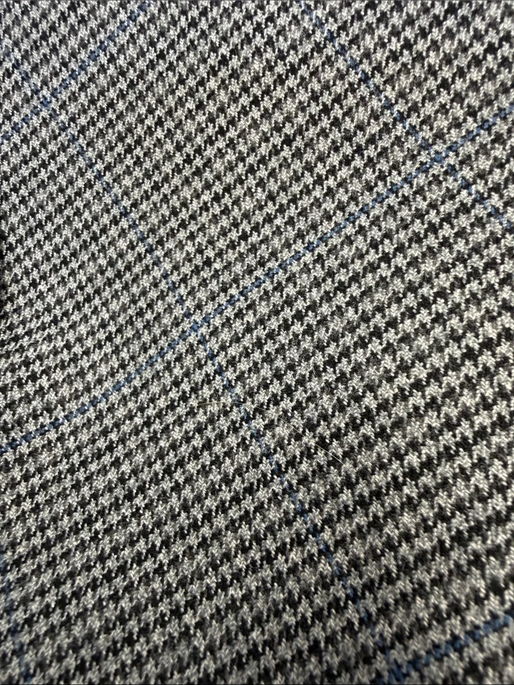 Lauren Ralph Lauren Men’s 48R Gray Houndstooth Windowpane Blazer Sport Coat